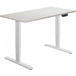 AlzaErgo Table ET1 NewGen bílý + deska TTE-01 140x80cm bílý laminát – Hledejceny.cz