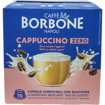 Caffé Borbone Cappuccino ZERO kapsle do Dolce Gusto 16 ks – Hledejceny.cz