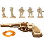 Robotime Rokr 3D puzzle Corsac M60 dřevěná pistole LG401 172 ks – Zbozi.Blesk.cz