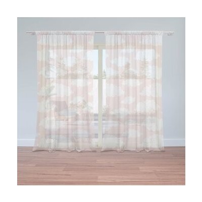 Sablio Záclony Oblaka: 2ks 150x250cm – Hledejceny.cz