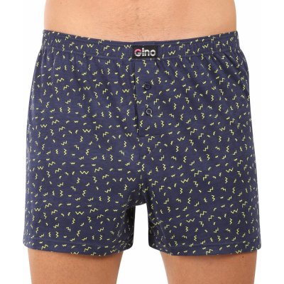 Gina pánské trenky volné šité s potiskem 75201P lékořice žlutá – Zboží Dáma