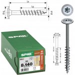 SPAX R 88193 m.Spitze/T-STAR 881930340080140 šroub do dřeva 8 mm 140 mm T-STAR plus ocel WIROX 50 ks – Hledejceny.cz