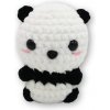 Plyšák Vali Crochet Háčkovaný Mini panda