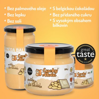 Lucky Alvin Arašídy bílá čokoláda 750 g – Zboží Mobilmania