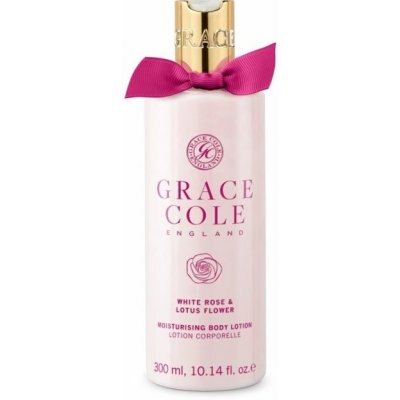 Grace Cole hydratační tělové mléko White Rose & Lotus Flower 300 ml