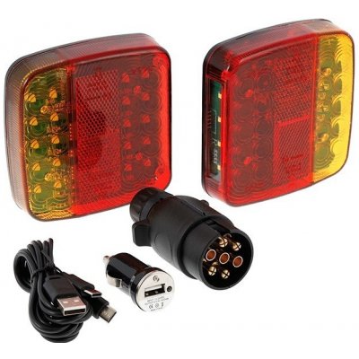 Sada bezdrátových magnetických LED světel, vysílač 7pin, GMP – Hledejceny.cz