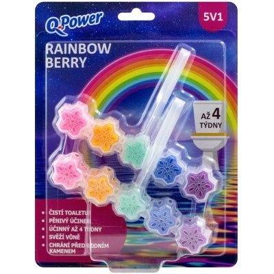 Q-Power WC blok Rainbow Berry 2 x 50 g – Hledejceny.cz
