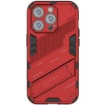 Pouzdro Appleking odolné ochranné se stojánkem iPhone 14 Pro - červené – Zboží Mobilmania
