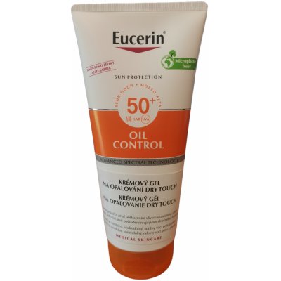 Eucerin Sun krémový gel na opalování Dry Touch SPF50+ 200 ml – Zboží Mobilmania