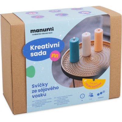 Manumi kreativní sada na výrobu svíček ze sójového vosku 1 ks – Hledejceny.cz