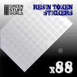 Green Stuff World: Resin Token Stickers (15mm), 88 ks – Zboží Živě