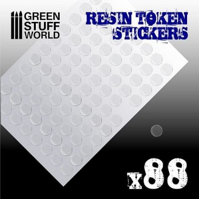Green Stuff World: Resin Token Stickers 15mm 88 ks – Zboží Živě