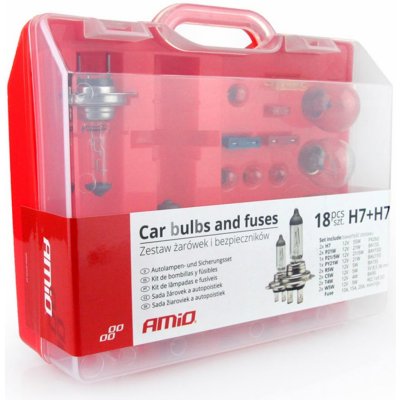 AMiO Sada žárovek 19ks (2xH7) | Zboží Auto