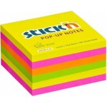 Hopax Samolepicí kostka Stick'n POP-UP, neon mix, 6 x 100 lístků, 76 x 76 mm – Hledejceny.cz