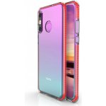 JustKing nárazuvzdorné čiré s rámečkem Huawei P30 Lite - červené – Zboží Živě