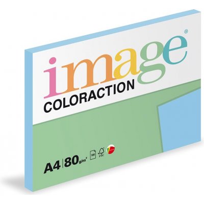 Image Coloraction barevný papír A4 80 g pastelová ledově modrá 119093 100 ks – Zboží Mobilmania