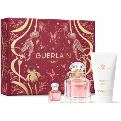 Guerlain Mon Guerlain dárková sada EDP dámská 50 ml + tělové mléko 75 ml + EDP 5 ml – Sleviste.cz