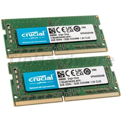 Crucial DDR4-3200 16GB (2x8GB) CL22 CT2K8G4SFRA32A – Zboží Mobilmania