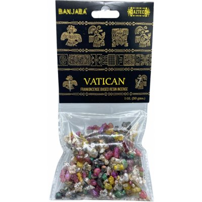 Banjara Vonná pryskyřice pro vykuřování Vatican 30 g – Hledejceny.cz