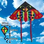 D&P Šarkan Motýľ farebný XL – Hledejceny.cz