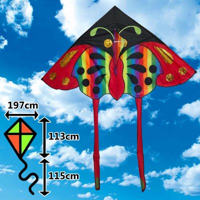 D&P Šarkan Motýľ farebný XL – Hledejceny.cz