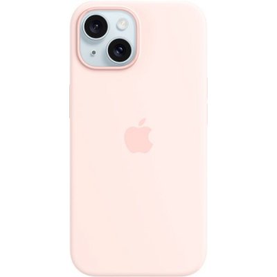 Apple Silikonové s MagSafe iPhone 15, světle růžové MT0U3ZM/A – Zboží Mobilmania