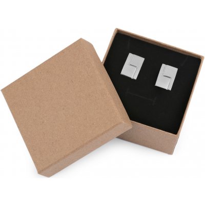 Manžetové knoflíky v dárkové krabičce Varianta: 2 platina, Balení: 1 krab. – Hledejceny.cz