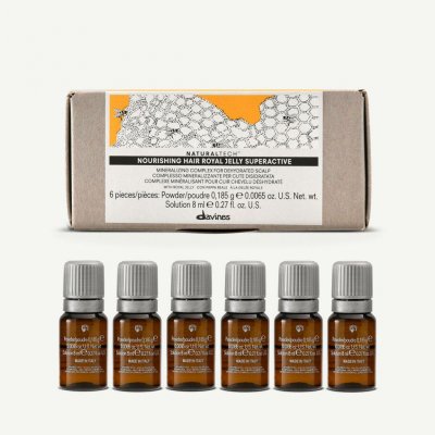 Davines Naturaltech Nourishing Hair Royal Jelly Superactive vitamínový komplex 6 x 8 ml – Hledejceny.cz