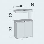 Juwel Rio LED 125 akvarijní set bílý 81 x 36 x 50 cm 125 l – Zboží Dáma