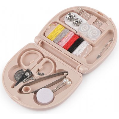 Cestovní šitíčko v plastové krabičce Varianta: 2 pudrová, Balení: 1 ks – Hledejceny.cz
