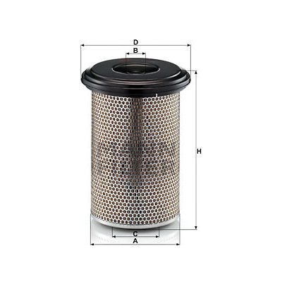Vzduchový filtr MANN-FILTER C 23 440 – Hledejceny.cz