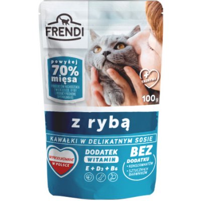 Frendi kousky v jemné omáčce s rybou 100 g – Zboží Mobilmania