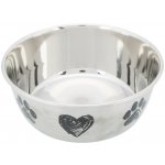 Trixie Nerezová miska motiv tlapky/srdce 1 l – Zboží Dáma