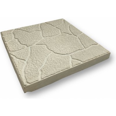Báča Beton plošná protiskluzová Kámen 30 x 30 x 3 cm 20541_ZLU4 žlutá pískovec 1 ks – Hledejceny.cz