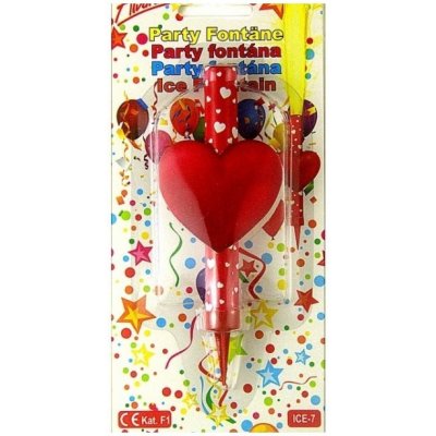 fontána 12cm SRDCE ledová – Zboží Dáma