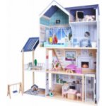 Ecotoys Dřevěný domeček pro panenky rezidence Maya – Zboží Dáma