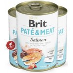 Brit Paté & Meat Dog Salmon 400 g – Zbozi.Blesk.cz