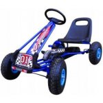 Go-kart Šlapací motokára nafukovací kola A15 modrá – Zboží Dáma