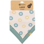 Petite&Mars Bryndák bandana Luke 2 ks Beige Kiwis&Misty Green 3m+ – Zboží Dáma