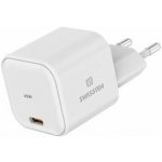 Swissten Síťový Adaptér GaN 1x USB-C 45W PD Bilý – Zbozi.Blesk.cz