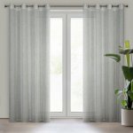 EUROFIRANY ZÁVĚS NA KROUŽCÍCH KENDAL 140X250 CM STŘÍBRNÁ – Hledejceny.cz
