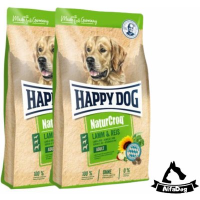 Happy Dog NaturCroq Lamb & Rice 2 x 15 kg – Zbozi.Blesk.cz