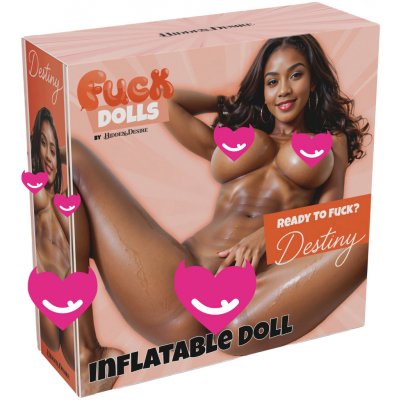 Hidden Desire Fuck Dolls Dirty Destiny Inflatable Doll Brown – Zboží Mobilmania