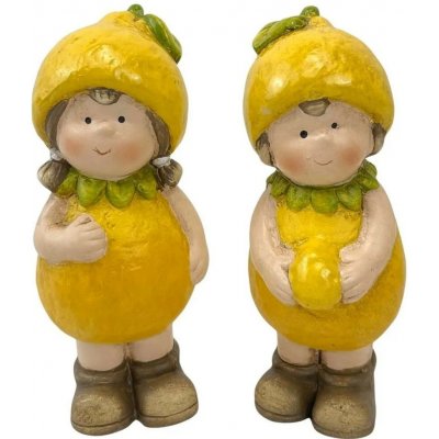 Boltze Dekorativní figurka z terakoty Lemon, různé druhy, 12,5 cm, 1 ks – Hledejceny.cz