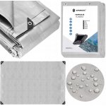 Springros krycí plachta s oky 6 x 8 m extra silná 270g PE stříbrná PROTECT GA2151-XG – Hledejceny.cz
