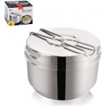 Orion Nerezový ešus s víkem 3 díly 1,5   0,9 l – Zboží Dáma