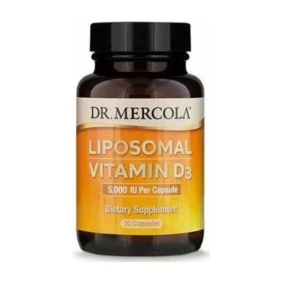 Dr. Mercola Liposomal vitamin D3 5000 IU 30 kapslí – Hledejceny.cz