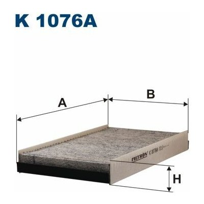 Filtr, vzduch v interiéru FILTRON K 1076A – Hledejceny.cz