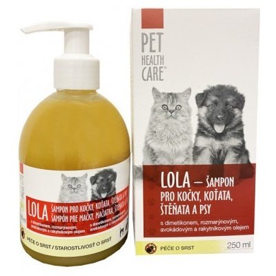 PHC Lola šampon antiparazitární pro psy a kočky 250 ml – Zbozi.Blesk.cz