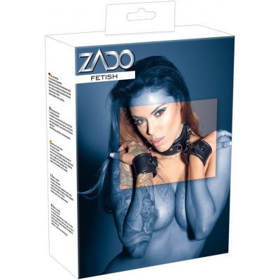 Zado Leather neck and hand cuffs – Zboží Mobilmania